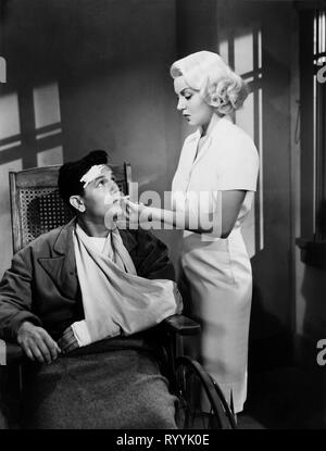 JOHN GARFIELD, Lana Turner, il postino anelli SEMPRE DUE VOLTE, 1946 Foto Stock