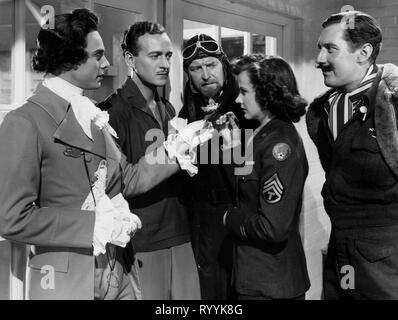 MARIUS GORING, David Niven, ROGER LIVESEY,Kim Hunter, UNA QUESTIONE DI VITA O DI MORTE, 1946 Foto Stock