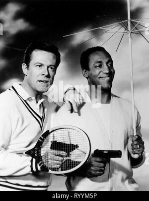 ROBERT CULP, Bill Cosby, I SPY, 1965 Foto Stock