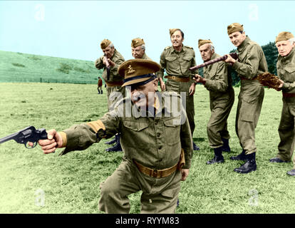 JOHN LE MESURIER, Clive Dunn, JAMES BECK, John Laurie, IAN LAVANDA, ARNOLD RIDLEY,ARTHUR LOWE, papà della esercito, 1968 Foto Stock