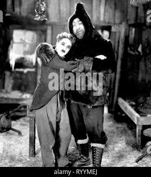 CHARLIE CHAPLIN, MACK SWAIN, il Gold Rush, 1925 Foto Stock