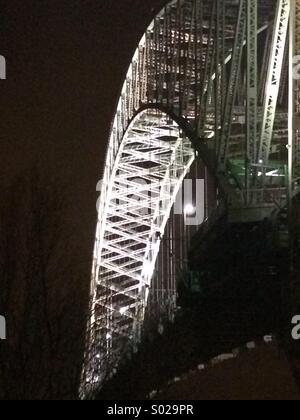 Runcorn Widnes bridge Foto Stock