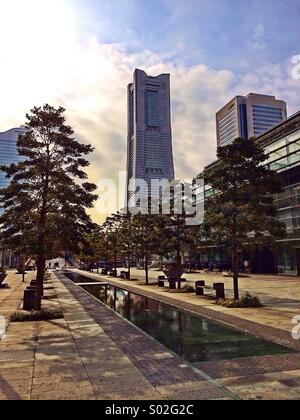 Landmark Tower in Minato Mirai Foto Stock