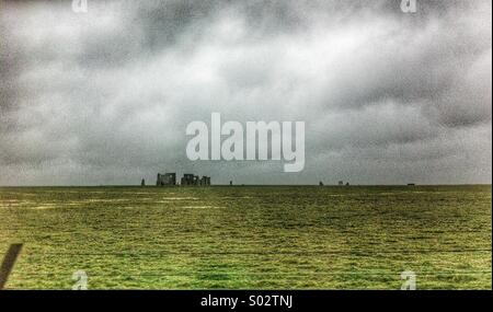 Stonehenge, Inghilterra, Regno Unito. Foto Stock