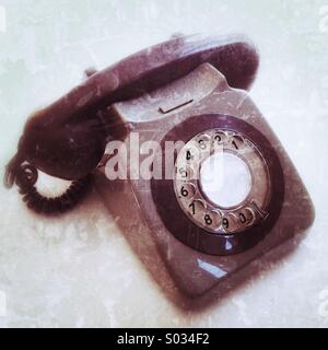 Telefono tradizionale Foto Stock