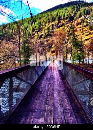 Ponte di Walkover Foto Stock