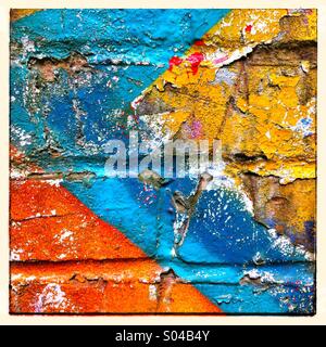 Vernice Graffiti dettaglio shot Foto Stock