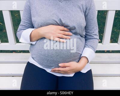 Baby sulla passeggiata Foto Stock