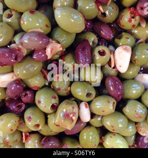 Olive miste Foto Stock