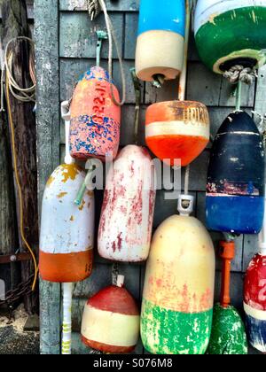 La pesca boe , a Provincetown, Massachusetts Foto Stock