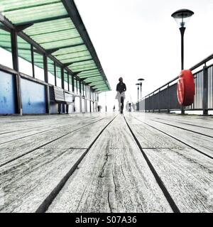 Boscombe pier Foto Stock