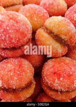 Croatian tradizionale dessert pesche close up Foto Stock