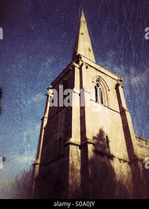 St Martin's church, Ancaster, Lincolnshire, Inghilterra. Foto Stock