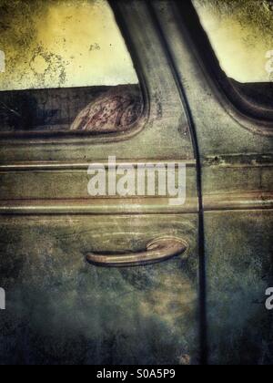 Auto d'epoca, porta. Foto Stock