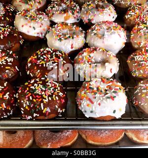 Spruzza sulle ciambelle Foto Stock