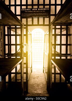 Prigioniero in cella Yuma Territorial Prison, Yuma, AZ Foto Stock