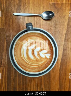 Arte del latte Foto Stock