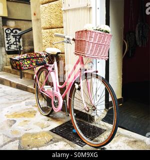 Bici in Palma de Mallorca Foto Stock