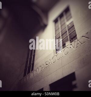 Una vista dell'ala Sainsbury della National Gallery Foto Stock