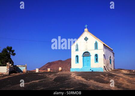 Signora compassione Chiesa, Pedra do Lume, Sal, Capo Verde Foto Stock