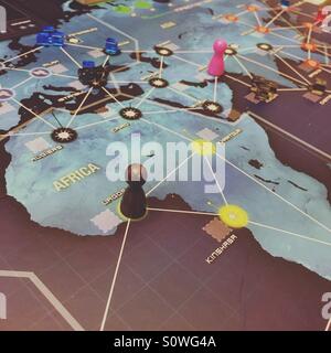 Pandemia scheda Legacy game Foto Stock