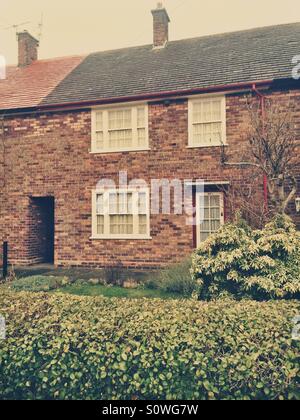 Casa d'infanzia di Paul McCartney. 20 Forthlin Road, Liverpool Regno Unito Foto Stock