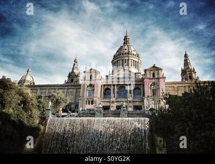 MNAC (Museo Nazionale d'Arte della Catalogna) in Barcellona, Spagna Foto Stock