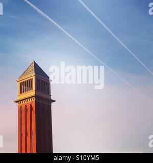 Da qualche parte in Barcellona Foto Stock