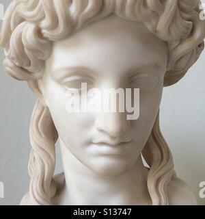 Statua - colpo alla testa Foto Stock