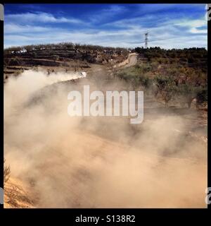 2015 WRC Rally-RACC Rally de España SS9 Terra Alta 2 [La Fatarella], Catalogna, Spagna. Foto Stock