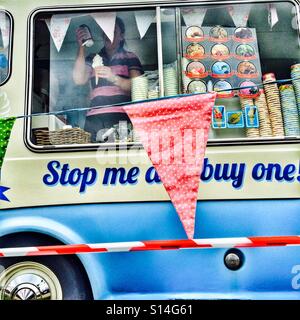 Furgone del gelato Foto Stock