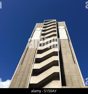 Arte di strada su edificio in Bristol Foto Stock