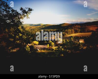 Campagna vicino a Limoux, Francia Foto Stock