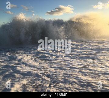 Mari tempestosi Foto Stock