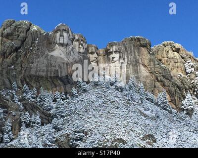 Il monte Rushmore, South Dakota, Black Hills Foto Stock