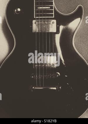 1984 Les Paul Custom chitarra elettrica Foto Stock