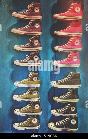 Converse All Star scarpe Foto Stock
