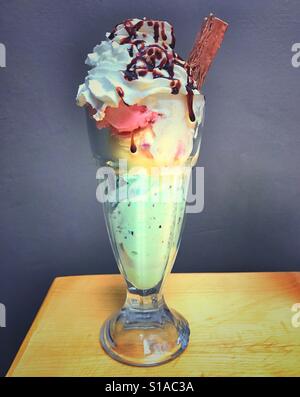 Un gelato Gelato Foto Stock