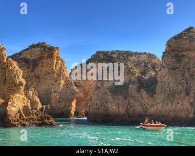 Ponta Da Piedade Algarve Portogallo Foto Stock