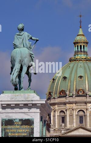 Frederik la Chiesa popolarmente conosciuta come la Chiesa di Marmo, è una Chiesa Evangelica Luterana di Copenhagen, Danimarca Foto Stock