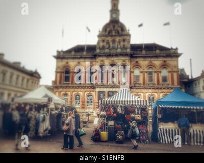 Giorno di mercato Foto Stock