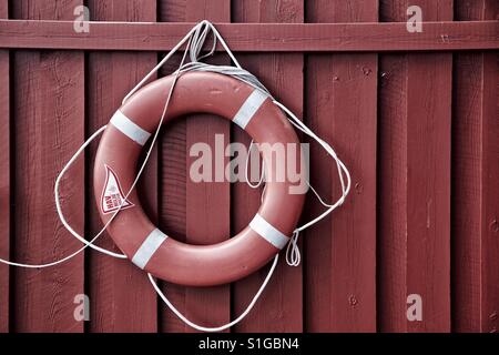 Benedizione sulla parete in legno Foto Stock