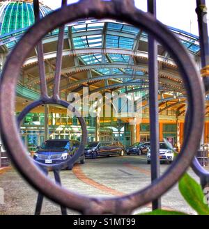 L'ingresso di un hotel di lusso. Foto Stock