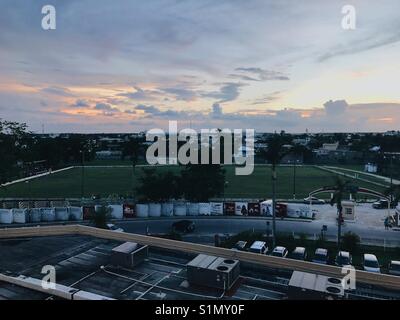 Il calcio in Belize. Foto Stock