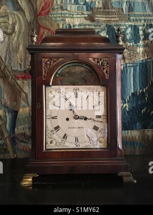 Orologio antico a Lyme Park, Cheshire, Regno Unito, il National Trust Foto Stock