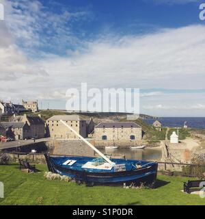 Dinnet Harbour, moray nel nord-est della Scozia Foto Stock