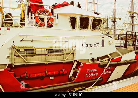 Canada coast guard patrol boat,Terranova, Canada Foto Stock