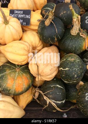 Gnocco dolce squash in una pila. Foto Stock