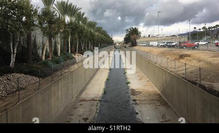 Fiume di Los Angeles di Burbank Foto Stock