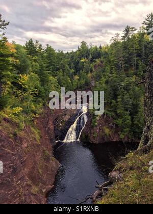 Superior falls, hurly, Wisconsin Foto Stock